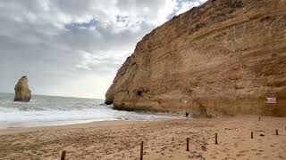 Portugal Fago Carvoeiro Praia do Carvalho Nice View on February