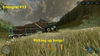 FS22 | Forwarding LUMBER!! | ERLENGRAT #33 | Alpine Dairy Farm