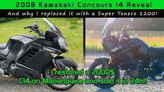 Kawasaki Concours 1400 reveal and why I sold it so soon!