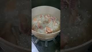 preparing chicken fry for lunch #viralvideo