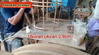 PROSES MERAKIT SANGKAR PERKUTUT _PART1 #tutorial #inspiration #sangkarbambu