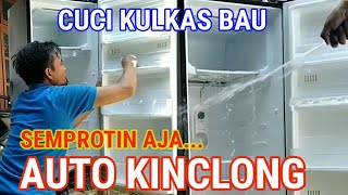 BAU BUSUK❗️Tips Mencuci/ Membersihkan Kulkas menghilangkan bau tidak sedap