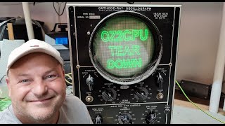 Dumont Cathode-ray oscillograph type 208-B 1940 test teardown repair