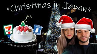 GETTING READY FOR CHRISTMAS IN JAPAN 🎄  | Daiso & ordering our Christmas Cake from Lawson & 7-Eleven