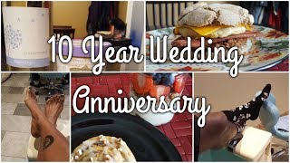 Spa, Pedi's, Food "Ooh My" | 10 Yr Wedding Anni Wkend Vlog | GatHouse Fitness [78]