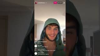 Edd Matthews leaks Dm's with Blueface and sends KO warning ahead of his fight on Instagram Live!!