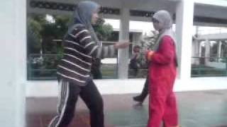 fajrul amaliah vs bunga - latihan rutin tapak suci umy