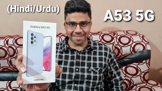 Samsung Galaxy A53 5G Unboxing Review. Premium Mid range Smart Phone. (Hindi/Urdu). #samsung