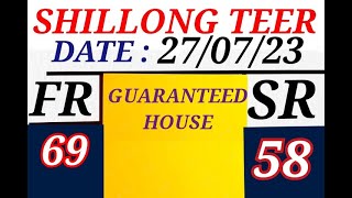 Nahi kela to loss hoga teer target : Shillong teer target (27/07/23). #shillong_teer_result