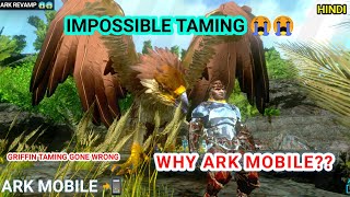 Ark mobile Griffin Taming Is Very Hard 😞 Max Level Griffin Taming #arkmobile #100days #arkrevamp