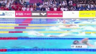 Gabriele Detti  Men 400m Freestyle Final LEN European  Championships London 2016