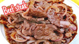 HOW TO COOK BEEF STEAK / panlasang pinoy