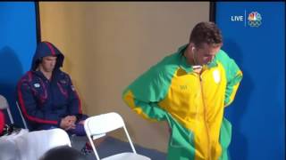 Rio 2016 Phelps Face vs Chad Le Clos Реакция Майкла Фелпса на Чада ле Кло