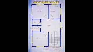 20×30 house plan #shorts #housedesign