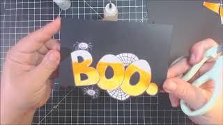 Easy Fussy Cut Cards featuring Boo by Koala T Crafts