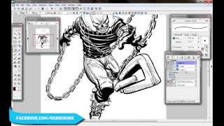 Ghost Rider Digital Sketch