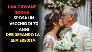 UNA GIOVANE DONNA SPOSA UN UOMO DI 70 ANNI DESIDERANDO LA SUA EREDITÀ