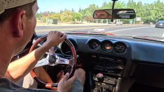 1977 Datsun 280Z driving