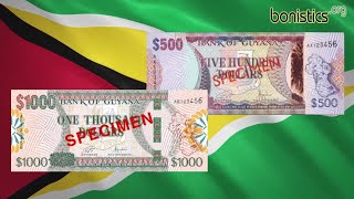 NEWS. GUYANA 500 + 1000 Dollars 2024