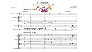 Marx Battle (from "Kirby Super Star Ultra" OST) - Sheet music transcription