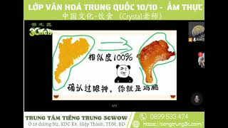 Lớp văn hóa ẩm thực ngày 10/10