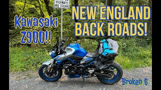 New England Back Roads! #motorcycle #motovlog #motorbike #kawasaki #z900 #bikelife #travel