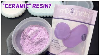 ECO "RESIN" at MICHAELS? | Trying MIX 2 MOLD "Ceramic" Resin by Brea Reese #Mix2Mold