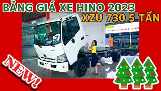 BÁO GIÁ XE TẢI HINO 5 TẤN CÁC LOẠI THÙNG | Bảng Giá Xe Hino XZU730 5 Tấn | alo HINO nghe