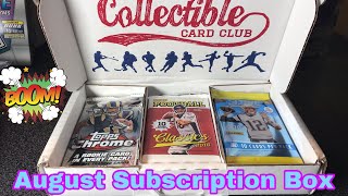 Collectible Card Club Football Subscription Box (August)