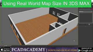 Using Real World Map Size IN 3DS MAX