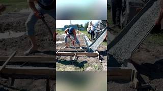 Concrete laying