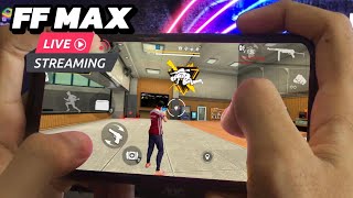 FREE FIRE MAX LIVE  Mobile Handcam iphone 11 | RANK PUSH