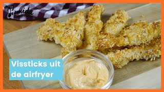 Airfryer recept: Vissticks uit de airfryer