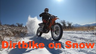 Can You Ride A Dirt Bike In The Snow?