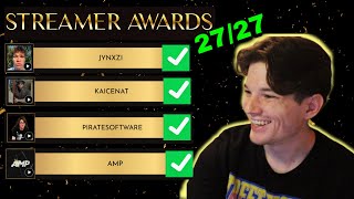 Correctly Predicting Every Streamer Award Winner!