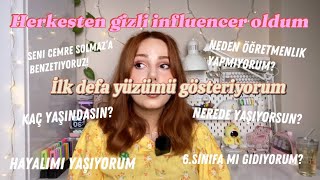 SORU-CEVAP(Ailemden gizli nasıl youtuber oldum, Neden mesleğimi yapmıyorum, 6.sınıfa gidiyorum)