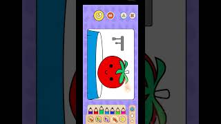 Day : 8 Tomato Drawing Color 🍅 #shorts #1million #views