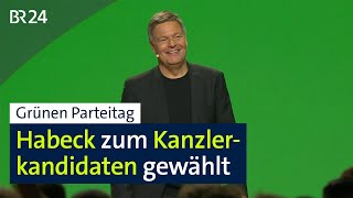 Grünen Parteitag: Habeck zum Kanzlerkandidaten gewählt | BR24