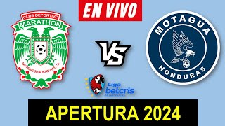 MARATHON VS MOTAGUA EN VIVO 🔴 APERTURA 2024 JORNADA 15 LIGA BETCRIS HONDURAS ▶️ HORARIO Y DONDE VER