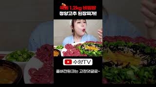 육회1.2kg 넣고 만든 육회비빔밥 & 된장찌개 청양고추 먹방 YUKHOE KOREAN-STYLE RAW BEEF TARTARE REAL SOUND ASMR MUKBANG