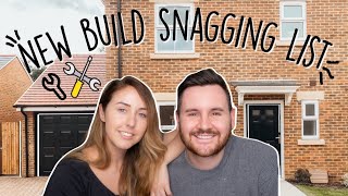 WHAT TO ADD TO YOUR SNAGGING LIST WHEN BUYING A NEW BUILD HOUSE | Our snagging list | 2021