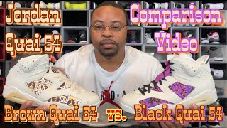 #jordan6 #quai54 #jordanquai54 Jordan 6 Quai 54 Alternate Comparison Black vs. Brown | Kings23Kicks