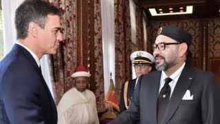 Maroc-Espagne : Le roi Mohammed VI que Dieu l’assiste reçoit Pedro Sanchez