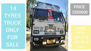 Second Hand Tata 14 Tyres Truck || Model TATA LPT 3718 CRE BS-4 10×2 || @secondhandalltypevehicle