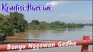 Kondisi hari ini Banyu Nggawan Gedhe di Bengawan Solo Babat