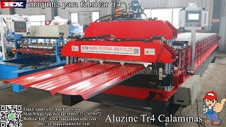 Maquina para fabricar tr4 calaminas de aluzinc