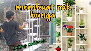 Rak Bunga dari besi hollow