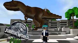 Abandoned Jurassic Craft Map with Dinosaur Mods (Same Background Music)(Read Description)