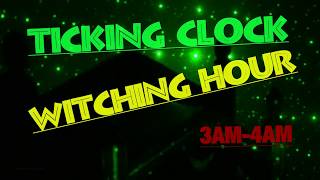 TICKING CLOCK   3am-4am  ASMR  sleep  relax