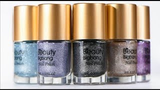 10 Colors Crystal Diamond Glitter Nail Polish HD Review